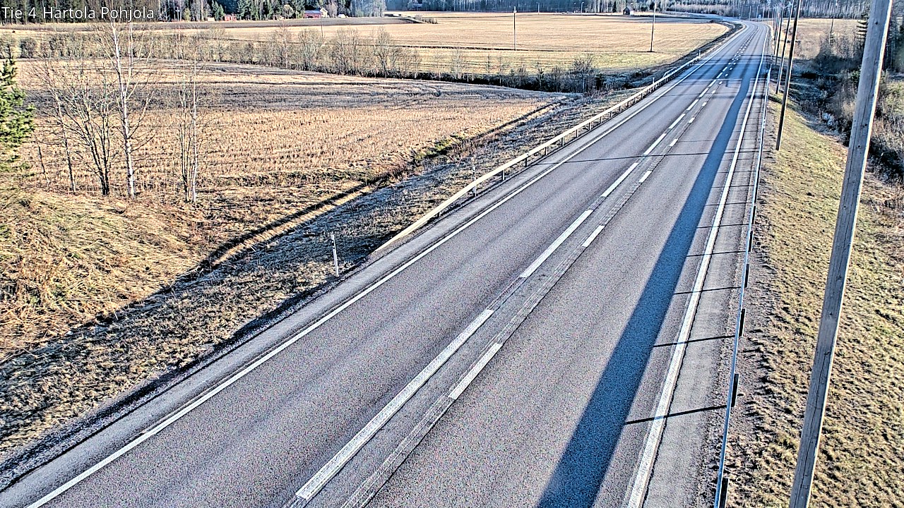 Weather Camera Image Road 4 Hartola, Pohjola, Hartola, Päijät-Häme