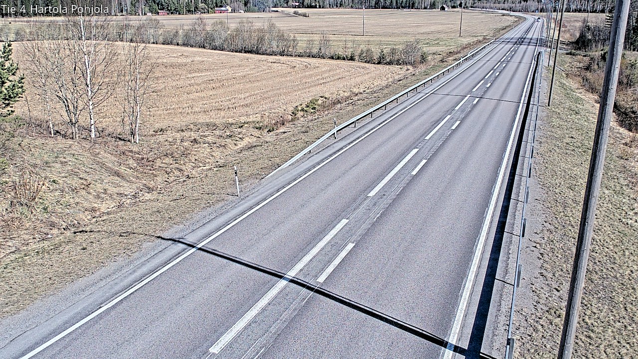 Weather Camera Image Road 4 Hartola, Pohjola, Hartola, Päijät-Häme
