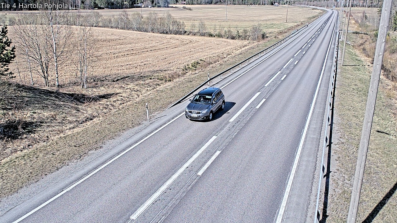 Weather Camera Image Road 4 Hartola, Pohjola, Hartola, Päijät-Häme