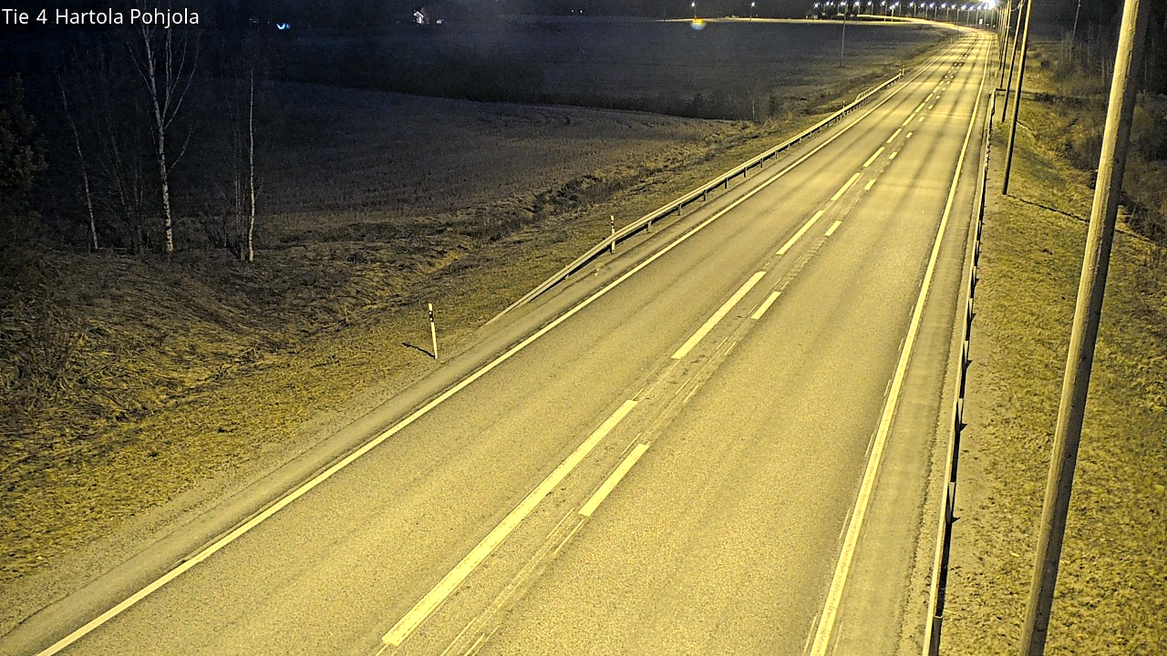 Weather Camera Image Road 4 Hartola, Pohjola, Hartola, Päijät-Häme