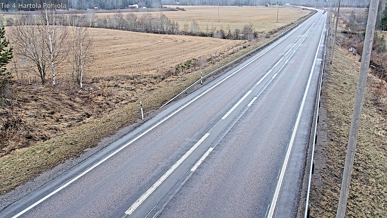 Weather Camera Image Road 4 Hartola, Pohjola, Hartola, Päijät-Häme
