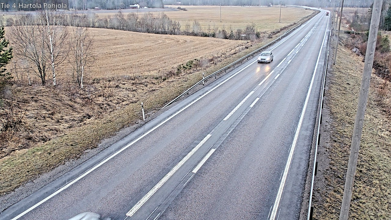 Weather Camera Image Road 4 Hartola, Pohjola, Hartola, Päijät-Häme