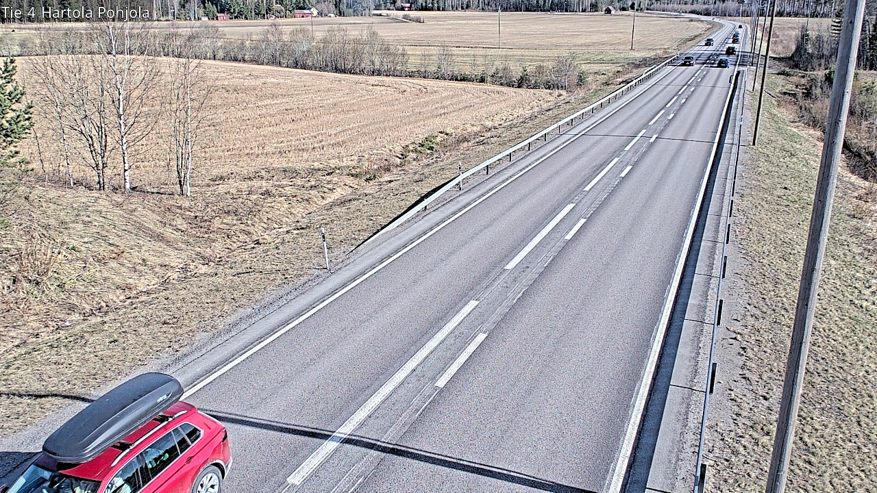 Weather Camera Image Road 4 Hartola, Pohjola, Hartola, Päijät-Häme