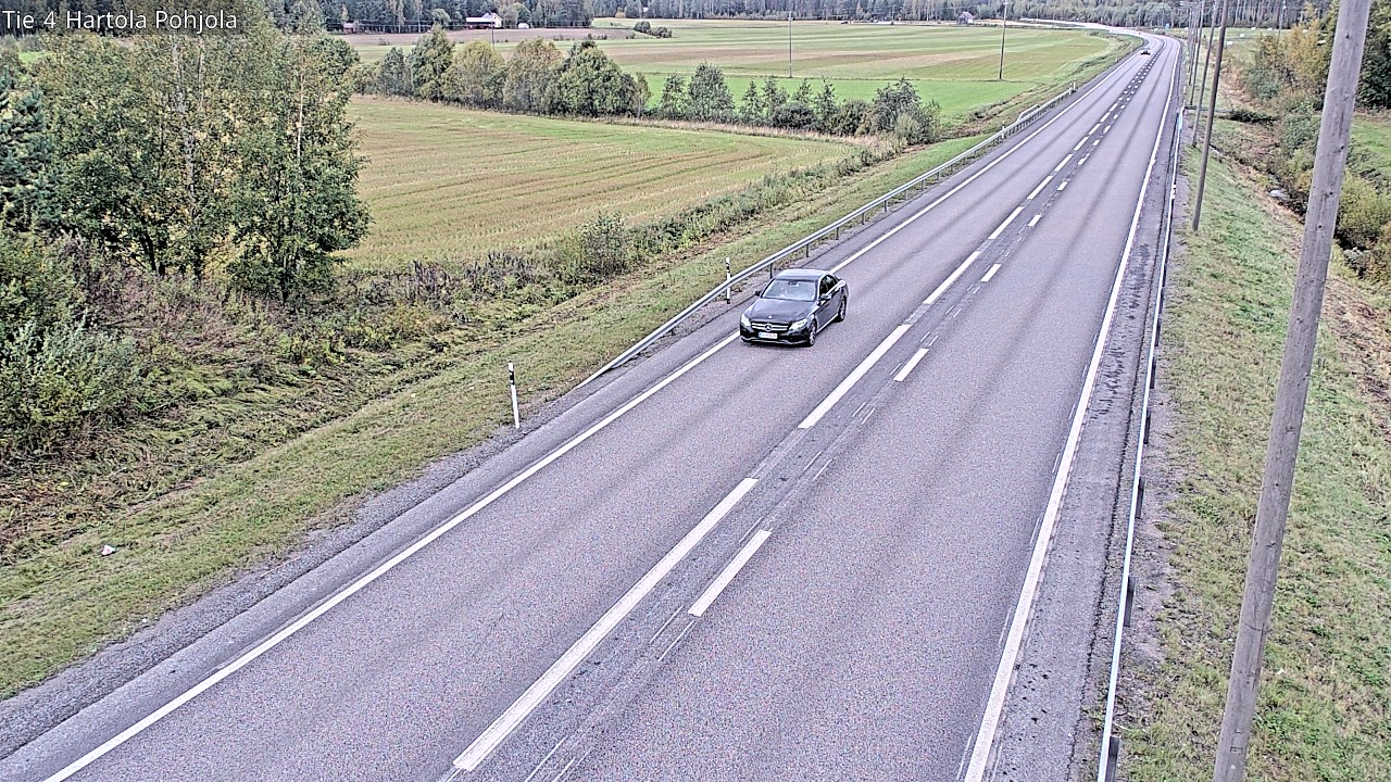 Weather Camera Image Väg 4 Hartola, Pohjola, Hartola, Päijät-Häme