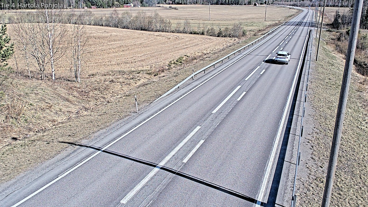 Weather Camera Image Road 4 Hartola, Pohjola, Hartola, Päijät-Häme