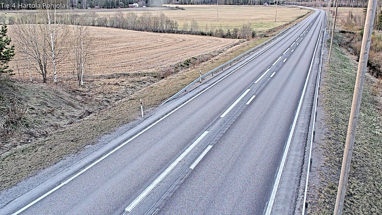 Weather Camera Image Road 4 Hartola, Pohjola, Hartola, Päijät-Häme