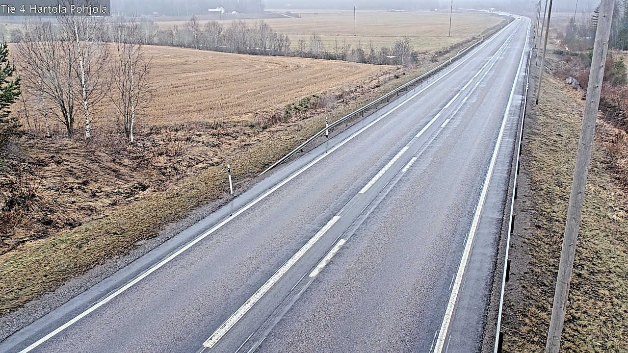 Weather Camera Image Road 4 Hartola, Pohjola, Hartola, Päijät-Häme