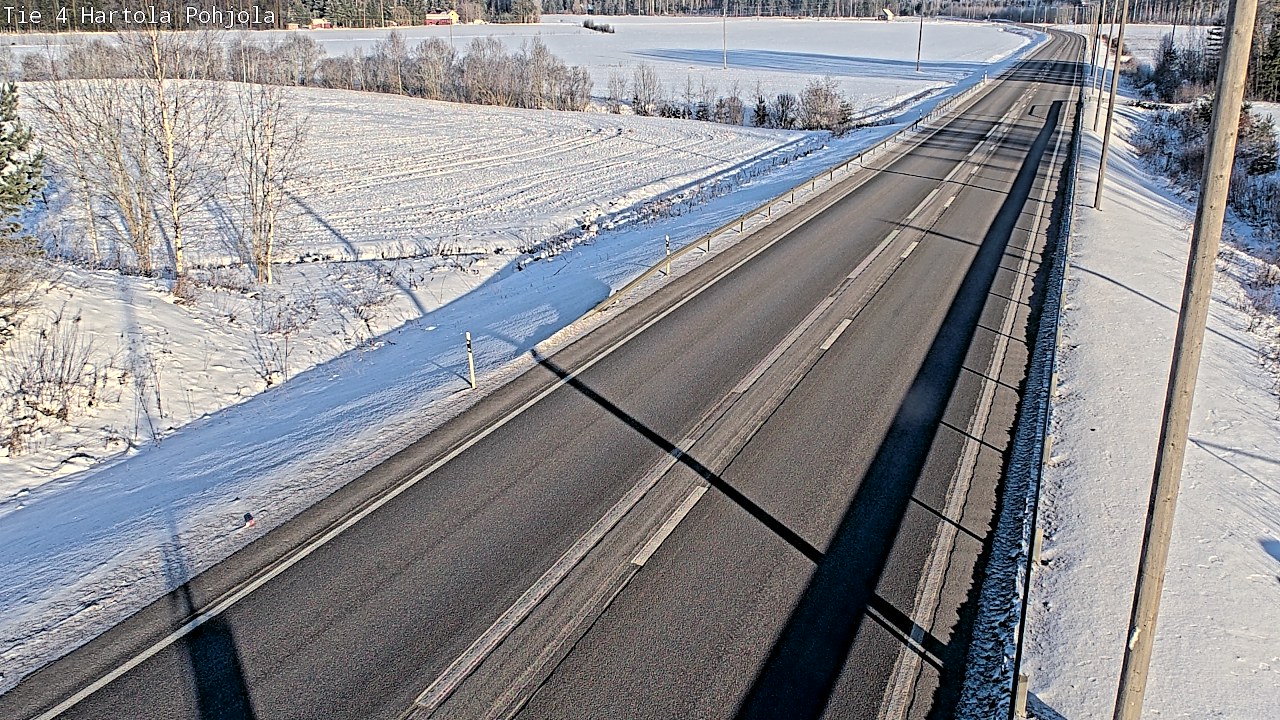Weather Camera Image Road 4 Hartola, Pohjola, Hartola, Päijät-Häme