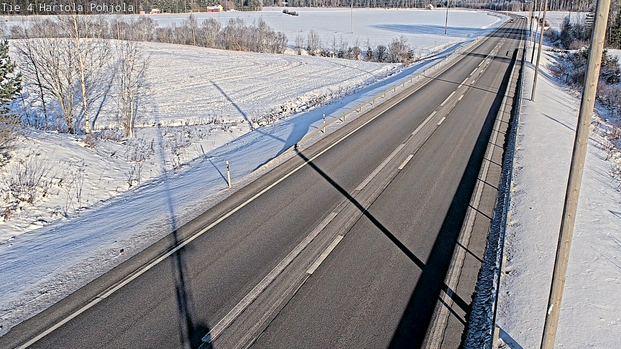Weather Camera Image Road 4 Hartola, Pohjola, Hartola, Päijät-Häme