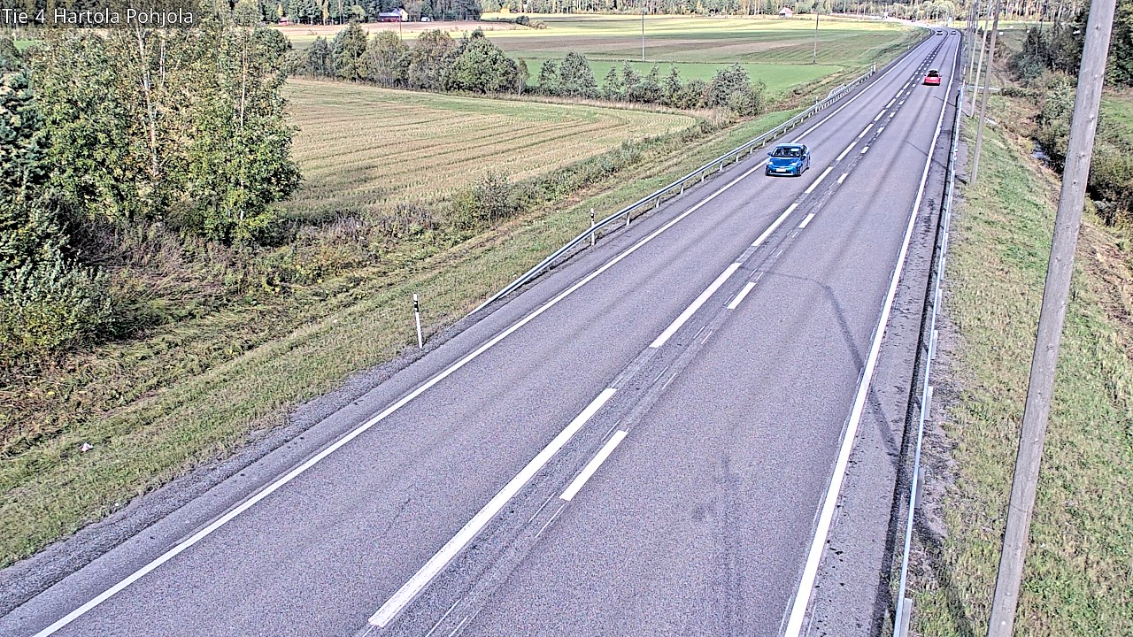 Weather Camera Image Road 4 Hartola, Pohjola, Hartola, Päijät-Häme