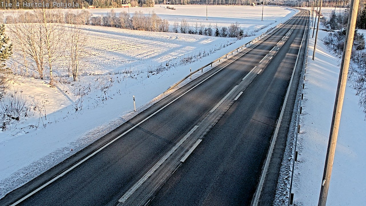 Weather Camera Image Road 4 Hartola, Pohjola, Hartola, Päijät-Häme