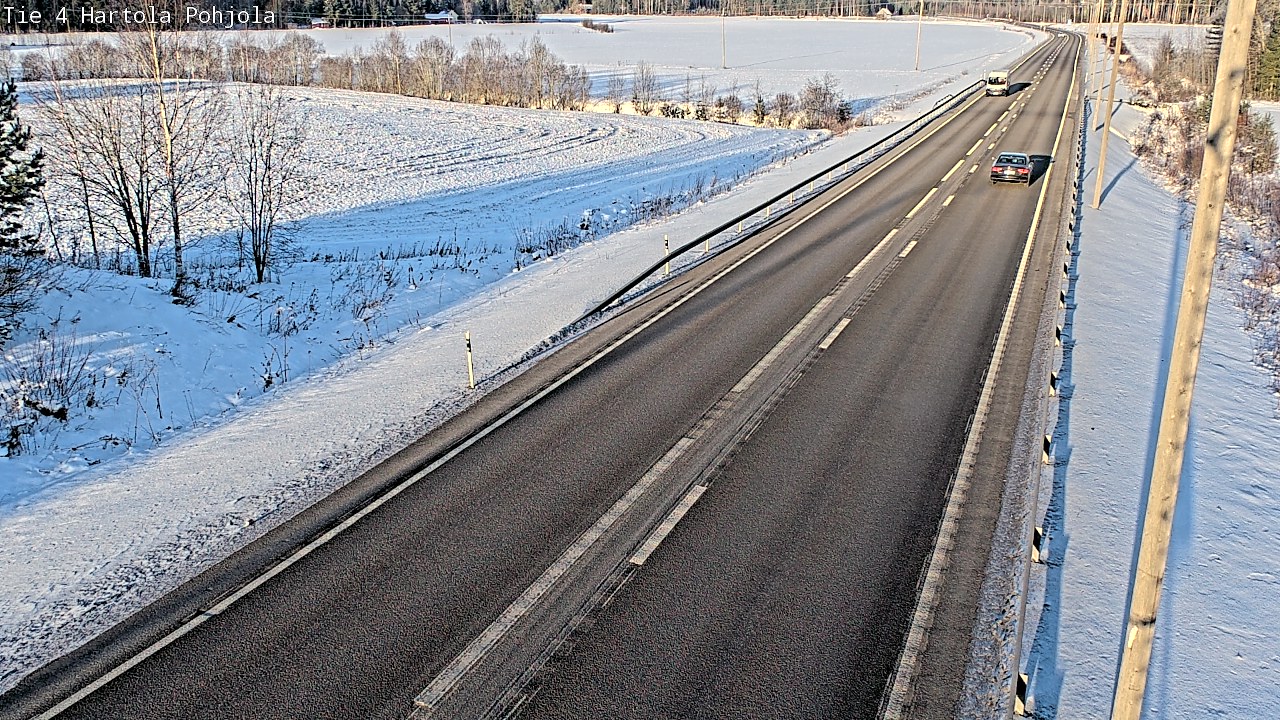 Weather Camera Image Road 4 Hartola, Pohjola, Hartola, Päijät-Häme