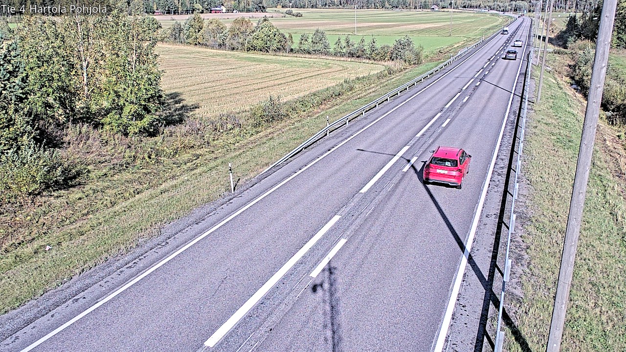 Weather Camera Image Road 4 Hartola, Pohjola, Hartola, Päijät-Häme