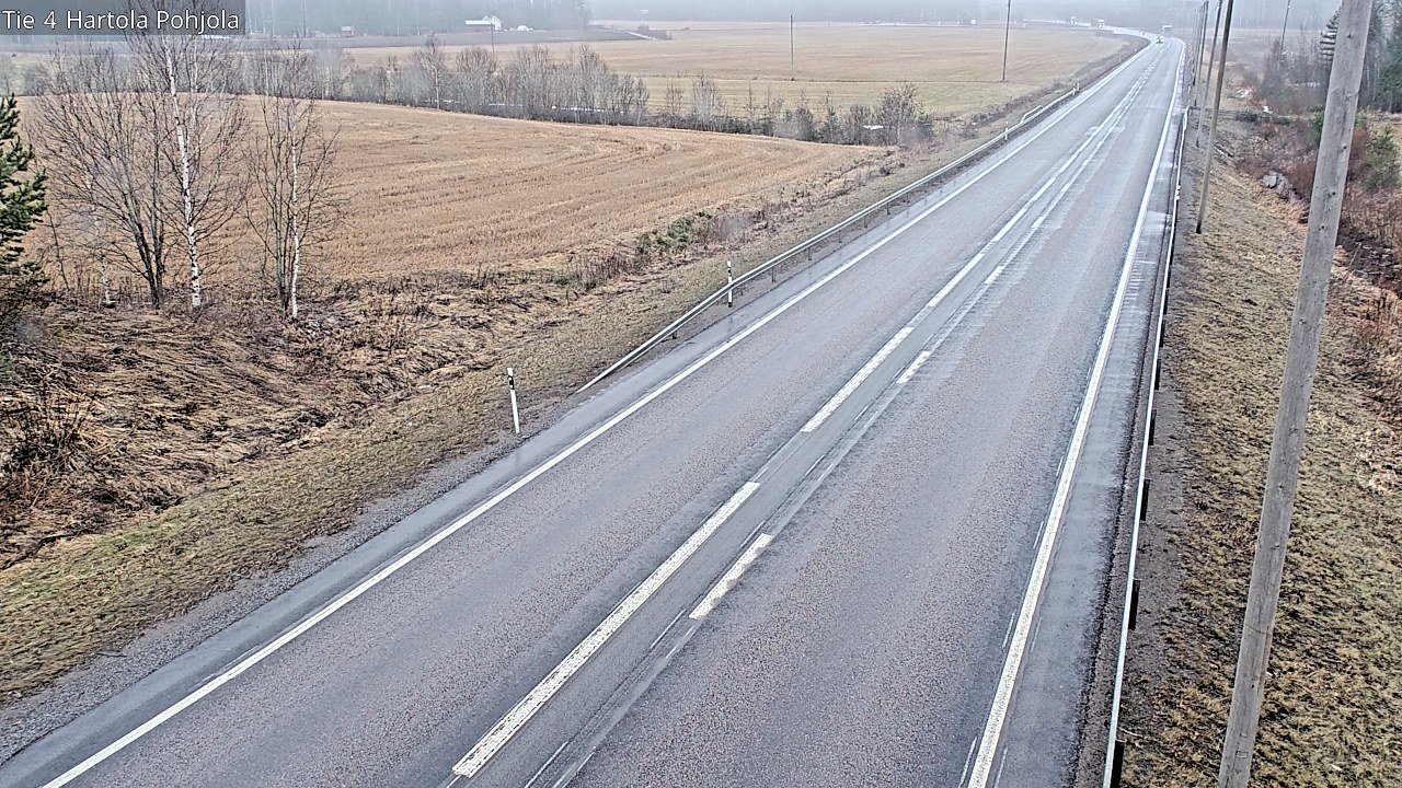 Weather Camera Image Road 4 Hartola, Pohjola, Hartola, Päijät-Häme