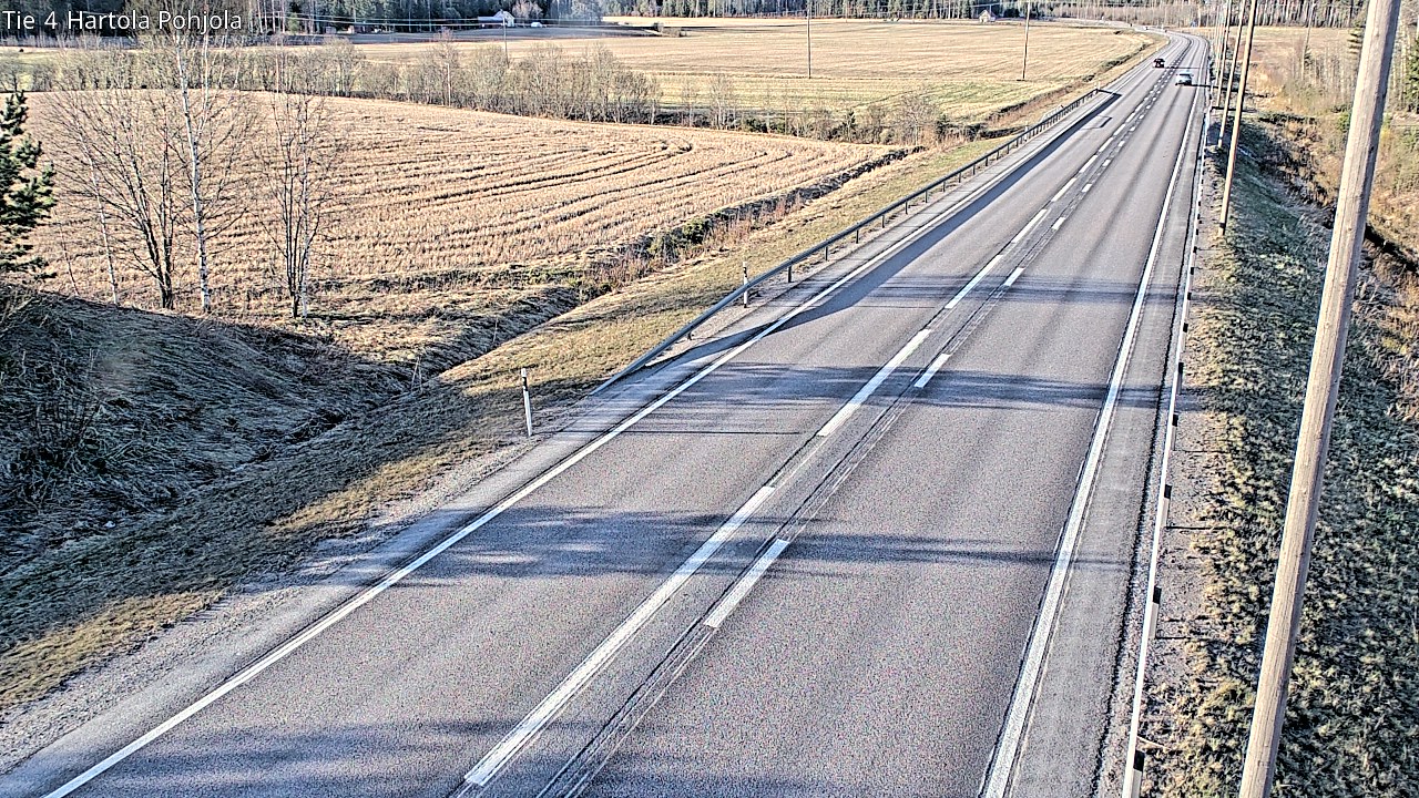 Weather Camera Image Road 4 Hartola, Pohjola, Hartola, Päijät-Häme