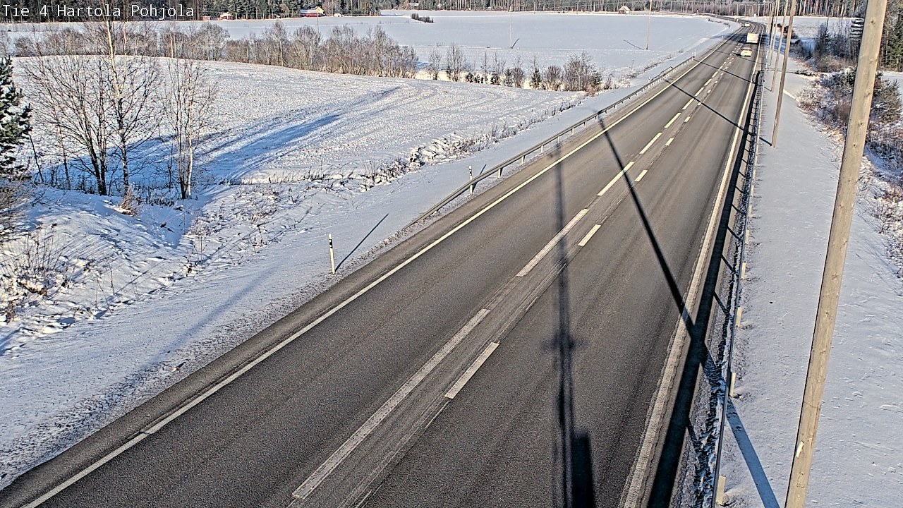Weather Camera Image Road 4 Hartola, Pohjola, Hartola, Päijät-Häme