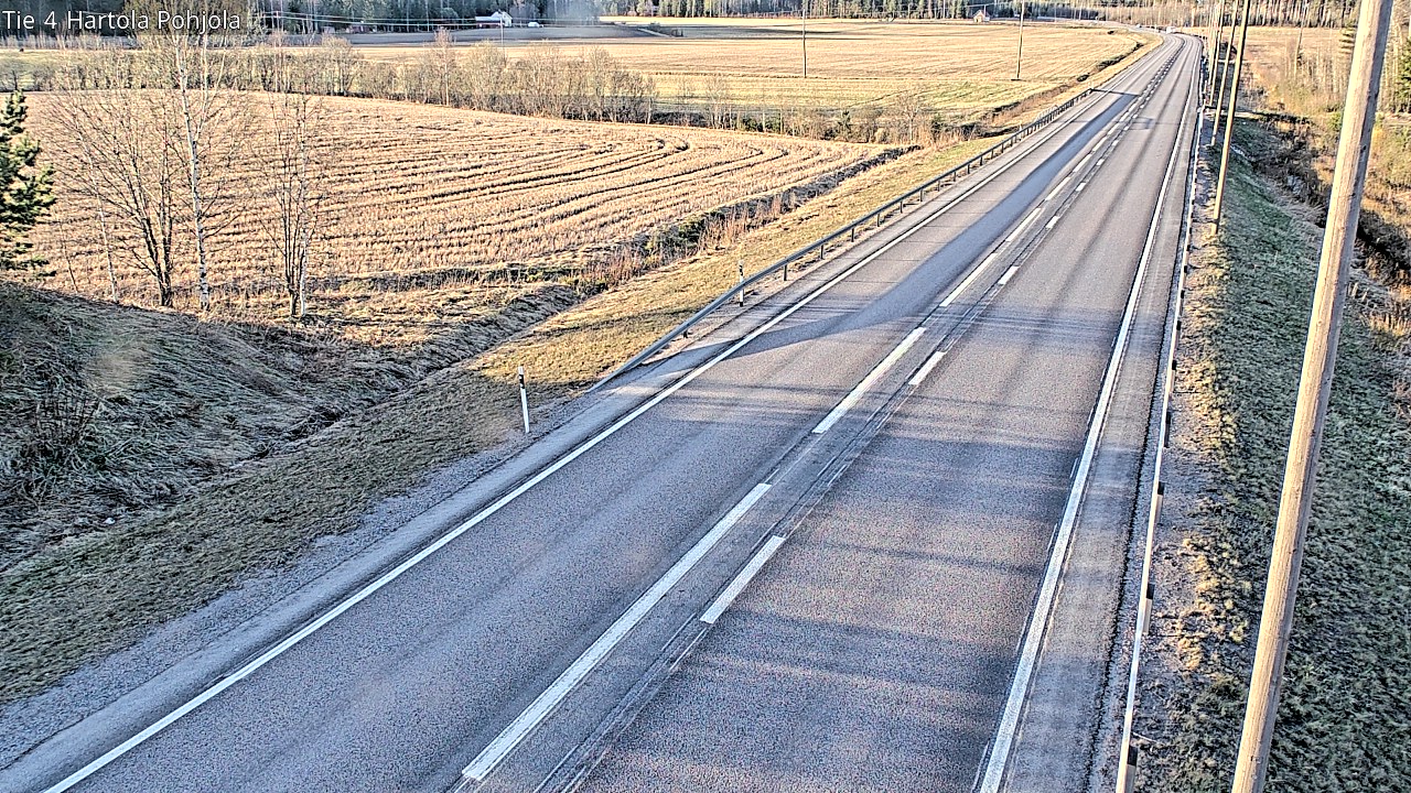 Weather Camera Image Road 4 Hartola, Pohjola, Hartola, Päijät-Häme