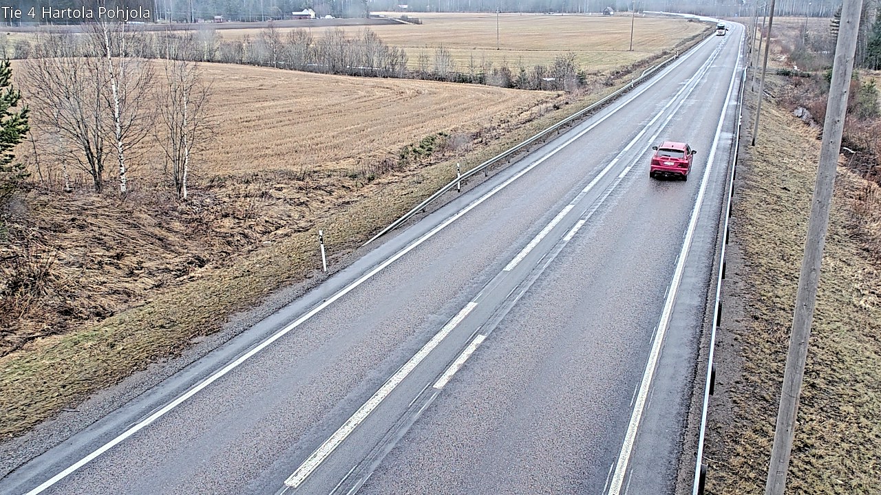 Weather Camera Image Road 4 Hartola, Pohjola, Hartola, Päijät-Häme