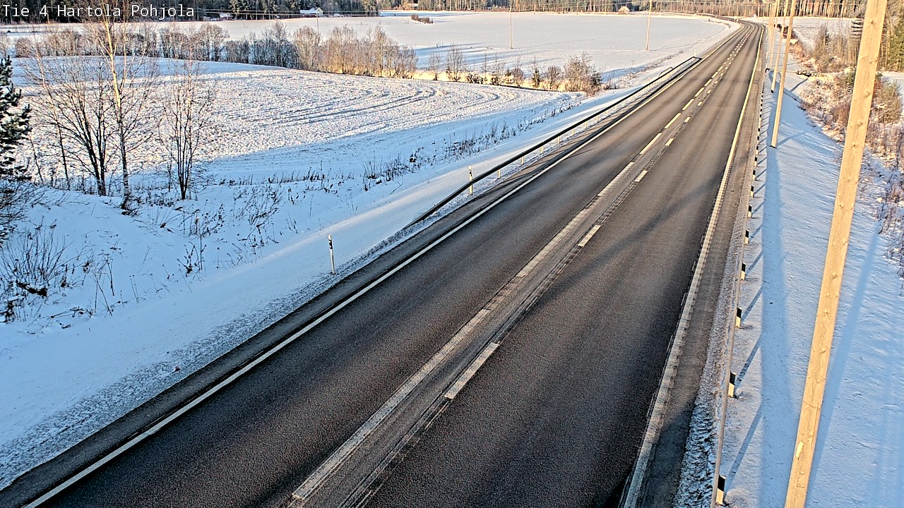 Weather Camera Image Road 4 Hartola, Pohjola, Hartola, Päijät-Häme