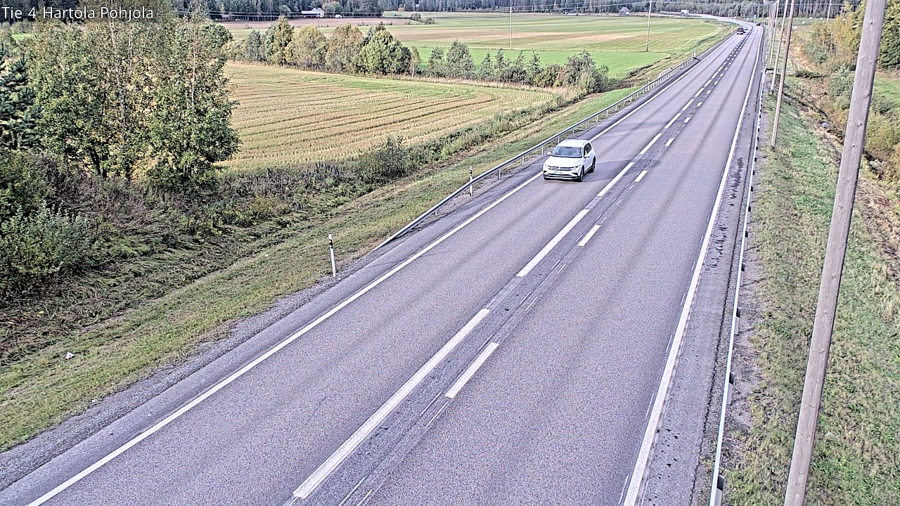 Weather Camera Image Väg 4 Hartola, Pohjola, Hartola, Päijät-Häme
