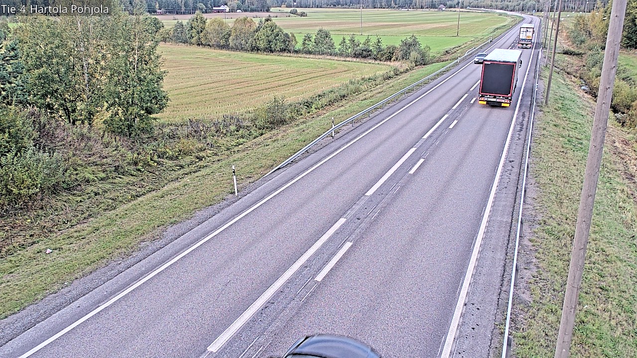 Weather Camera Image Väg 4 Hartola, Pohjola, Hartola, Päijät-Häme
