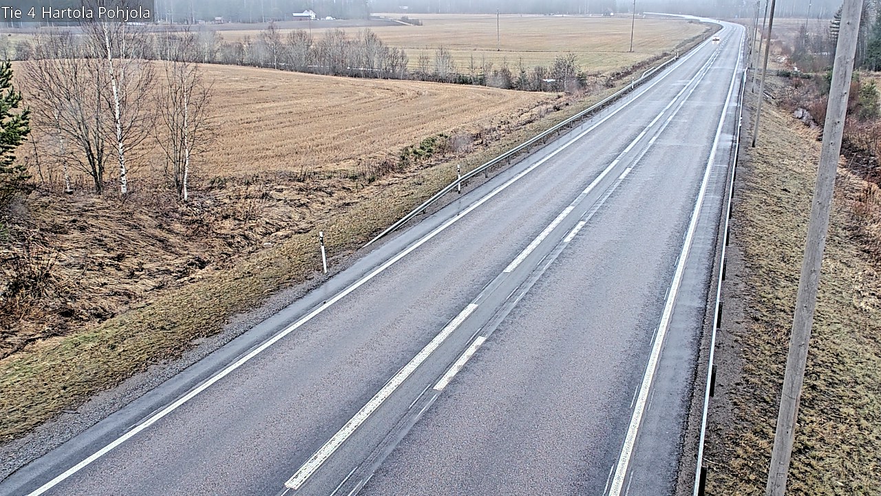 Weather Camera Image Road 4 Hartola, Pohjola, Hartola, Päijät-Häme