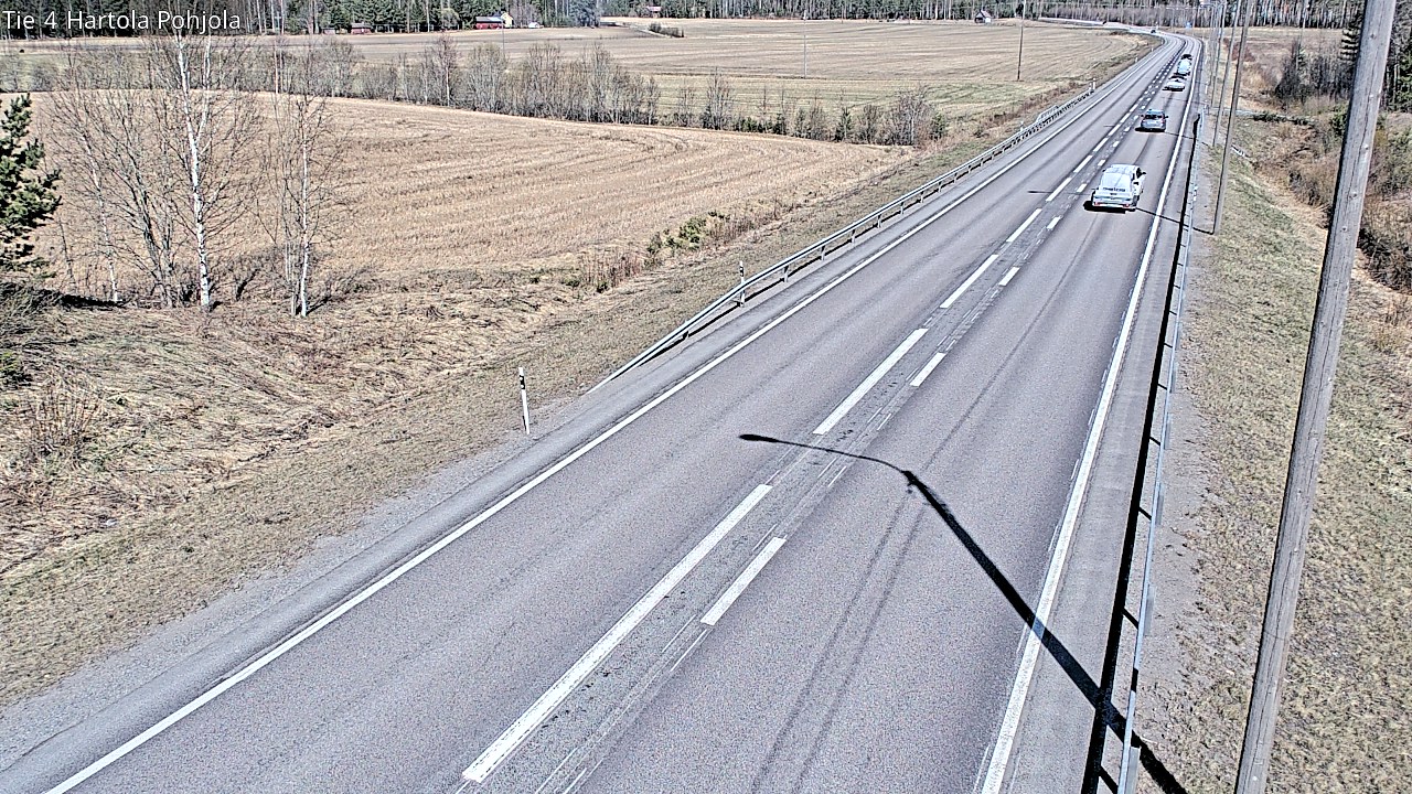 Weather Camera Image Road 4 Hartola, Pohjola, Hartola, Päijät-Häme