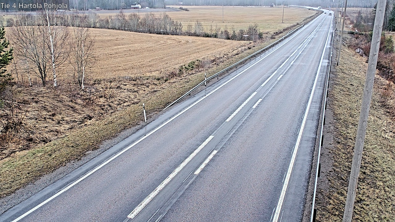 Weather Camera Image Road 4 Hartola, Pohjola, Hartola, Päijät-Häme