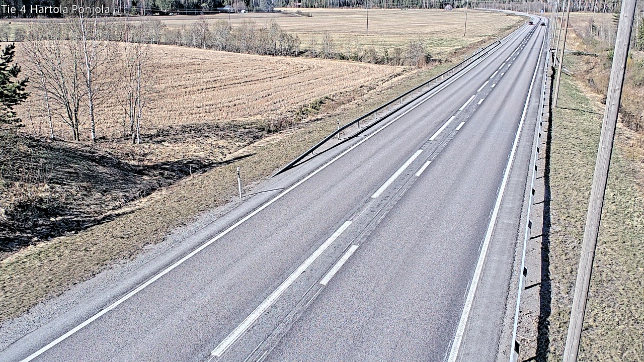 Weather Camera Image Road 4 Hartola, Pohjola, Hartola, Päijät-Häme