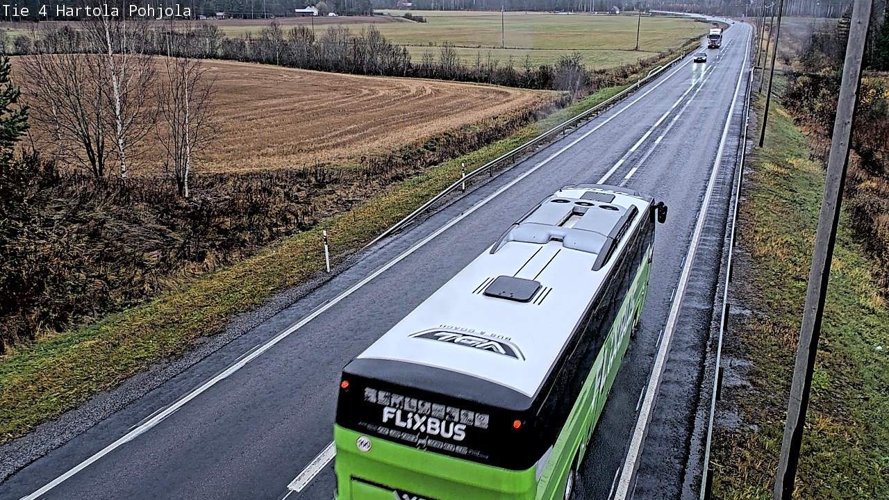 Weather Camera Image Väg 4 Hartola, Pohjola, Hartola, Päijät-Häme