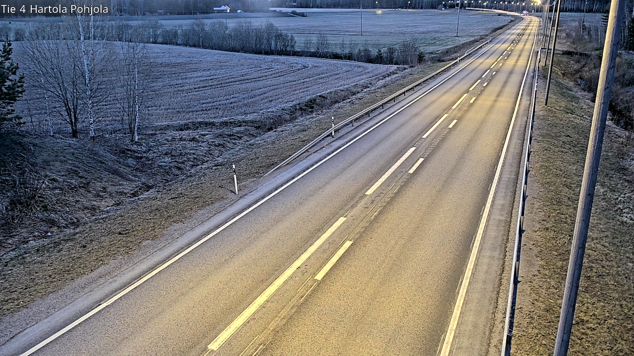 Weather Camera Image Road 4 Hartola, Pohjola, Hartola, Päijät-Häme