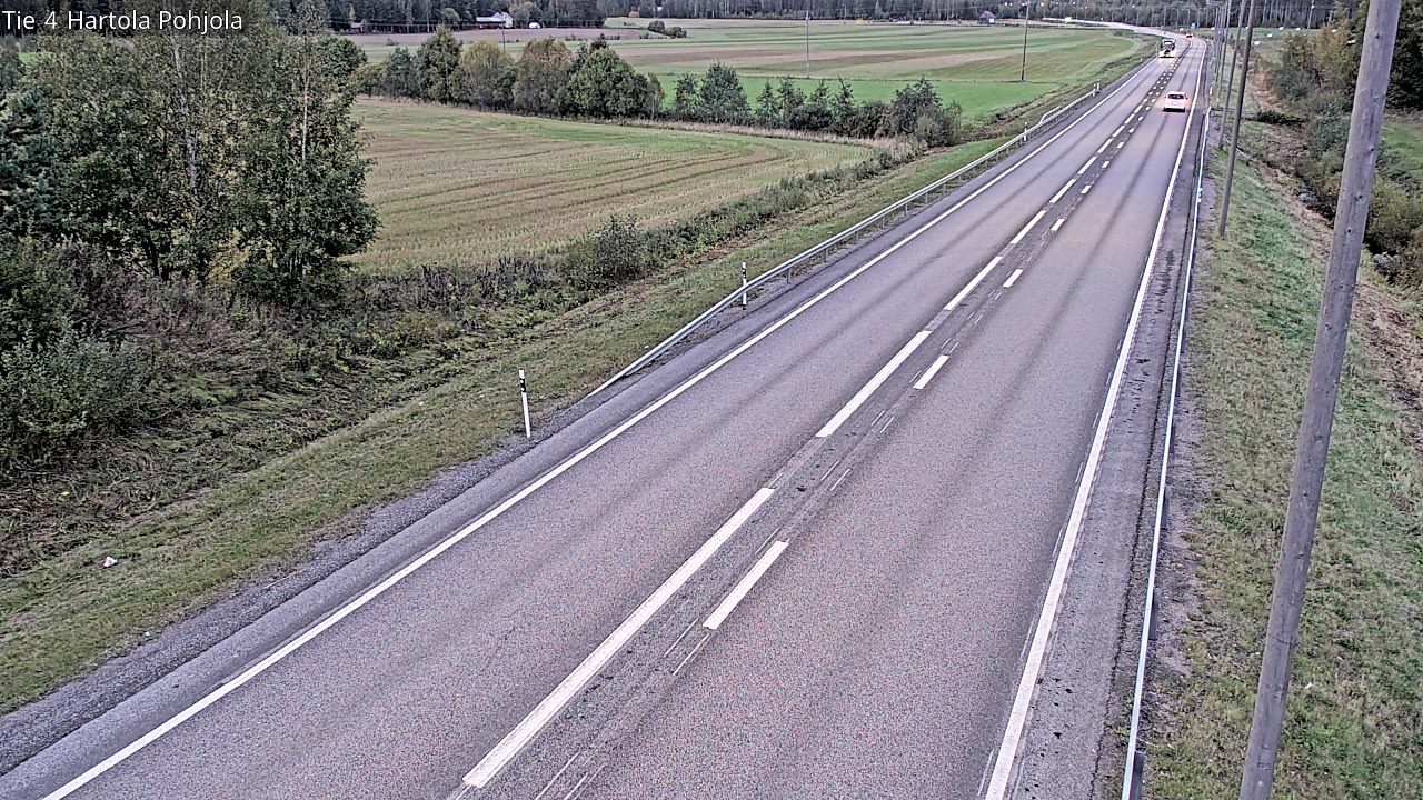 Weather Camera Image Väg 4 Hartola, Pohjola, Hartola, Päijät-Häme