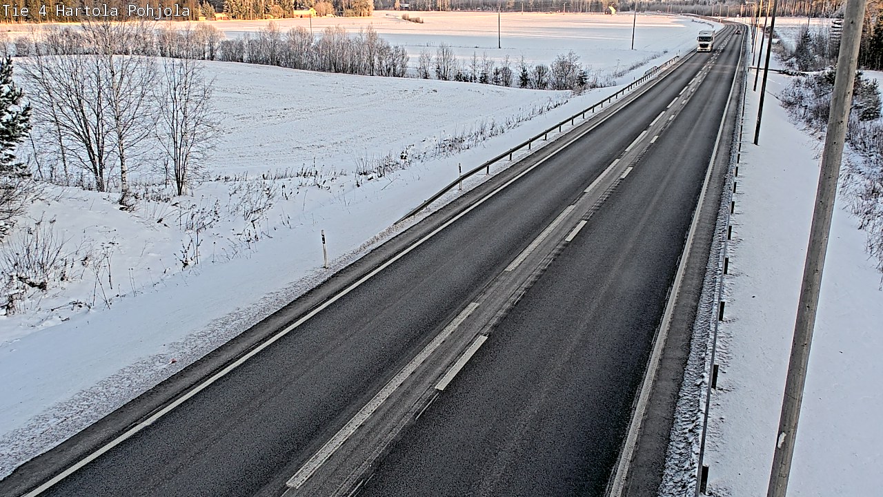 Weather Camera Image Road 4 Hartola, Pohjola, Hartola, Päijät-Häme