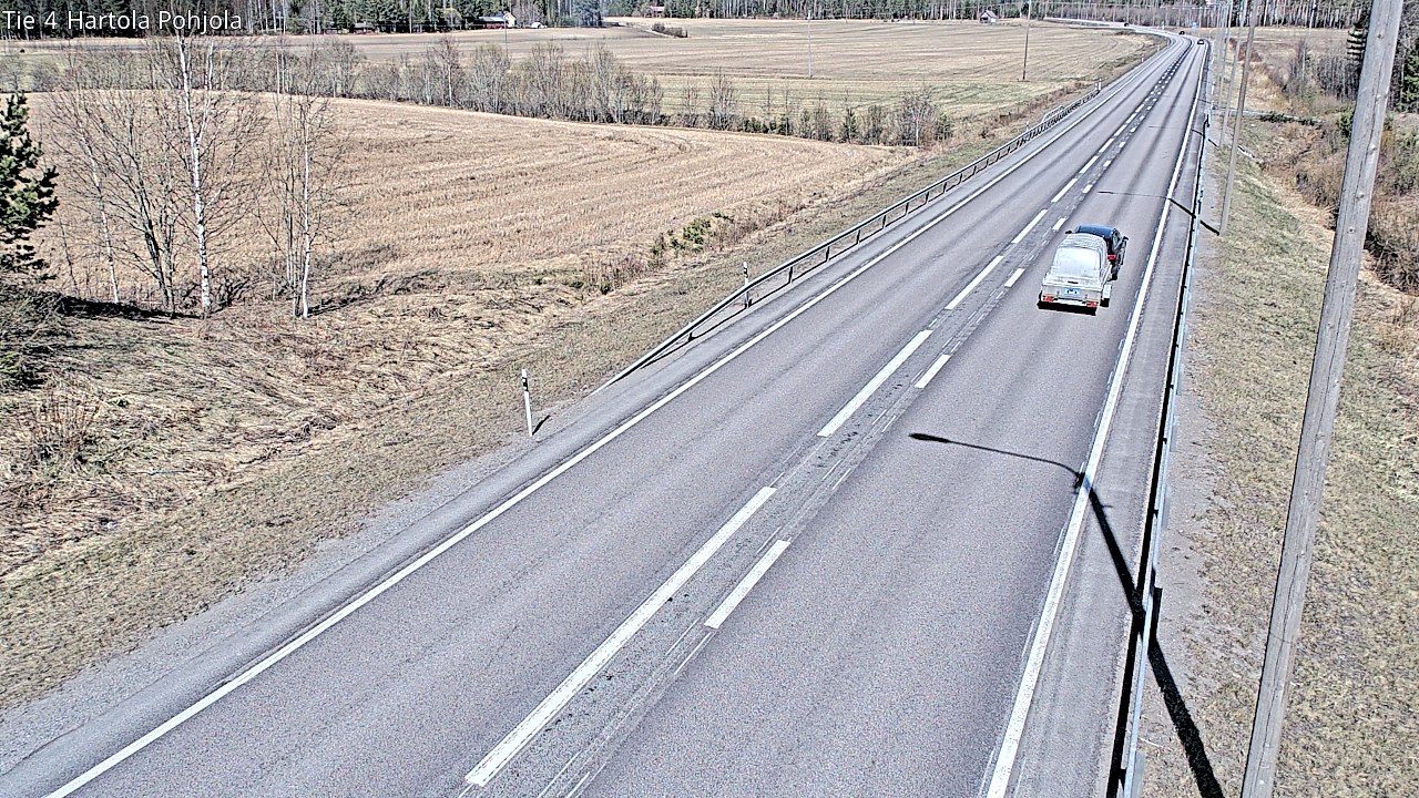 Weather Camera Image Road 4 Hartola, Pohjola, Hartola, Päijät-Häme