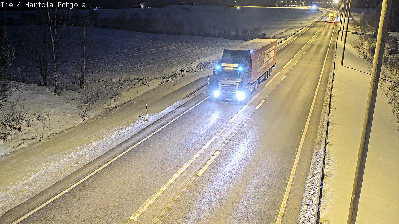 Weather Camera Image Road 4 Hartola, Pohjola, Hartola, Päijät-Häme