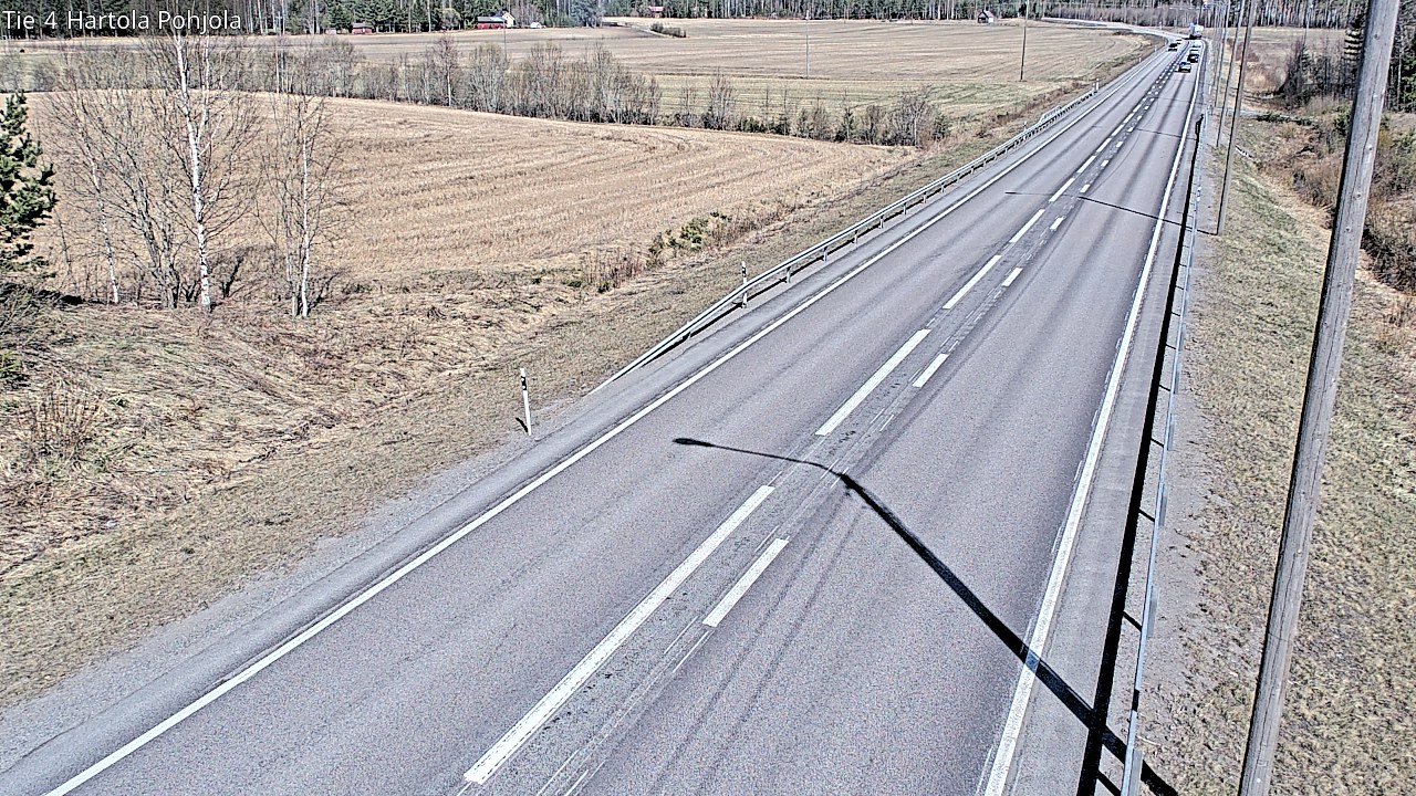 Weather Camera Image Road 4 Hartola, Pohjola, Hartola, Päijät-Häme