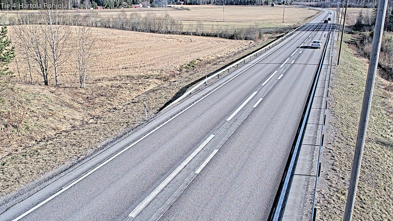 Weather Camera Image Road 4 Hartola, Pohjola, Hartola, Päijät-Häme