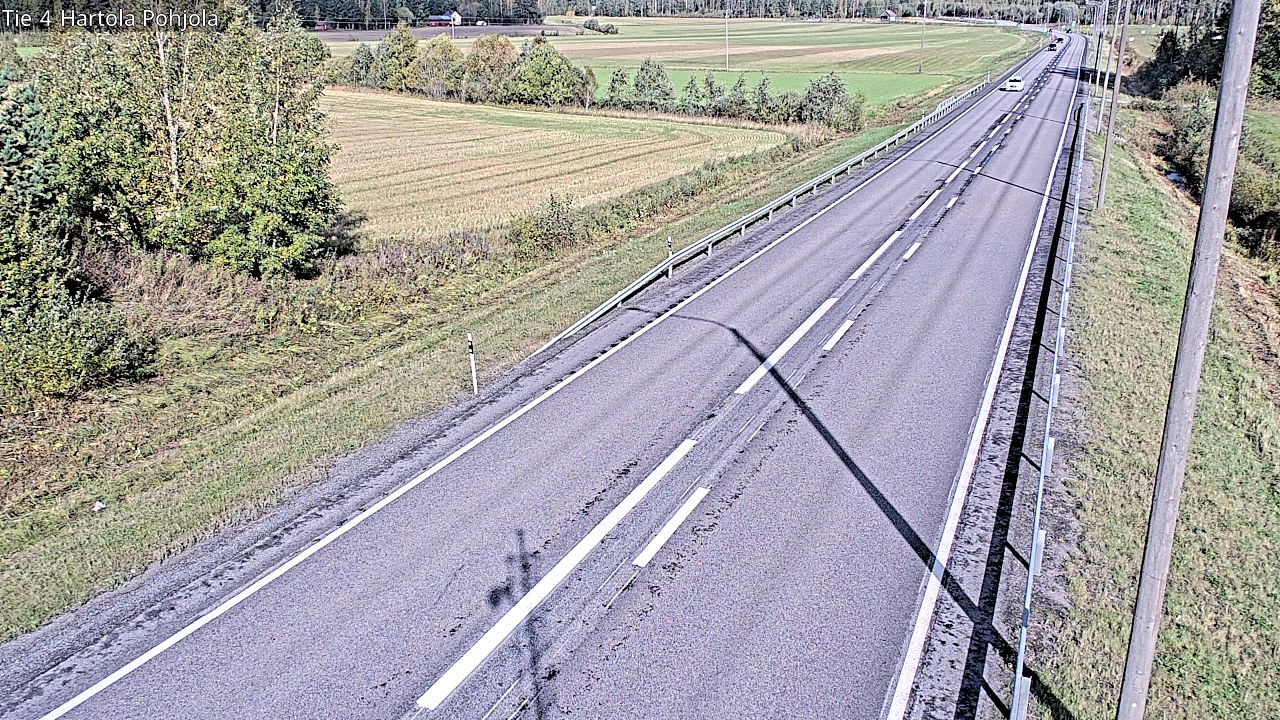 Weather Camera Image Road 4 Hartola, Pohjola, Hartola, Päijät-Häme