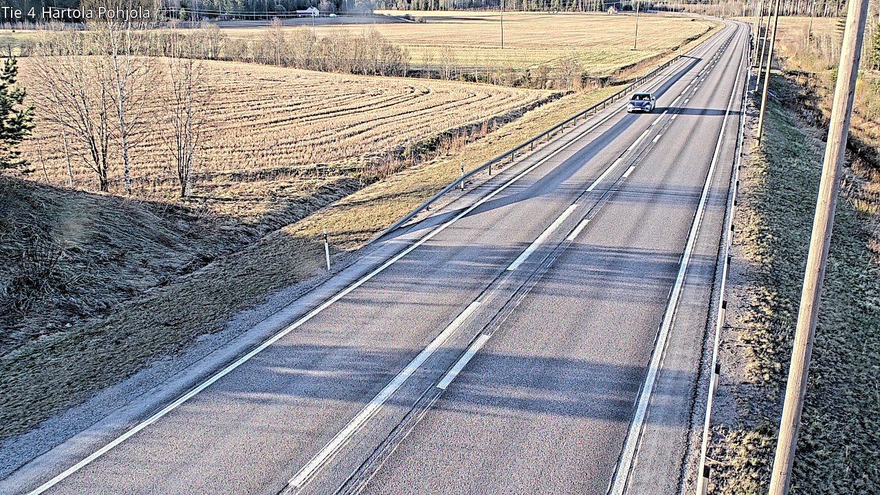 Weather Camera Image Road 4 Hartola, Pohjola, Hartola, Päijät-Häme