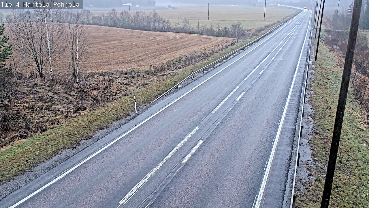 Weather Camera Image Road 4 Hartola, Pohjola, Hartola, Päijät-Häme