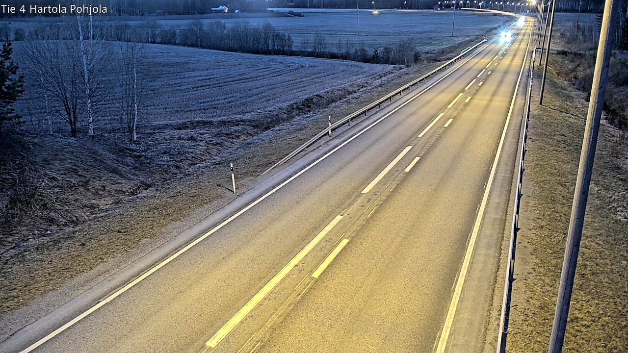 Weather Camera Image Road 4 Hartola, Pohjola, Hartola, Päijät-Häme