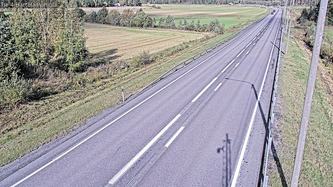Weather Camera Image Road 4 Hartola, Pohjola, Hartola, Päijät-Häme