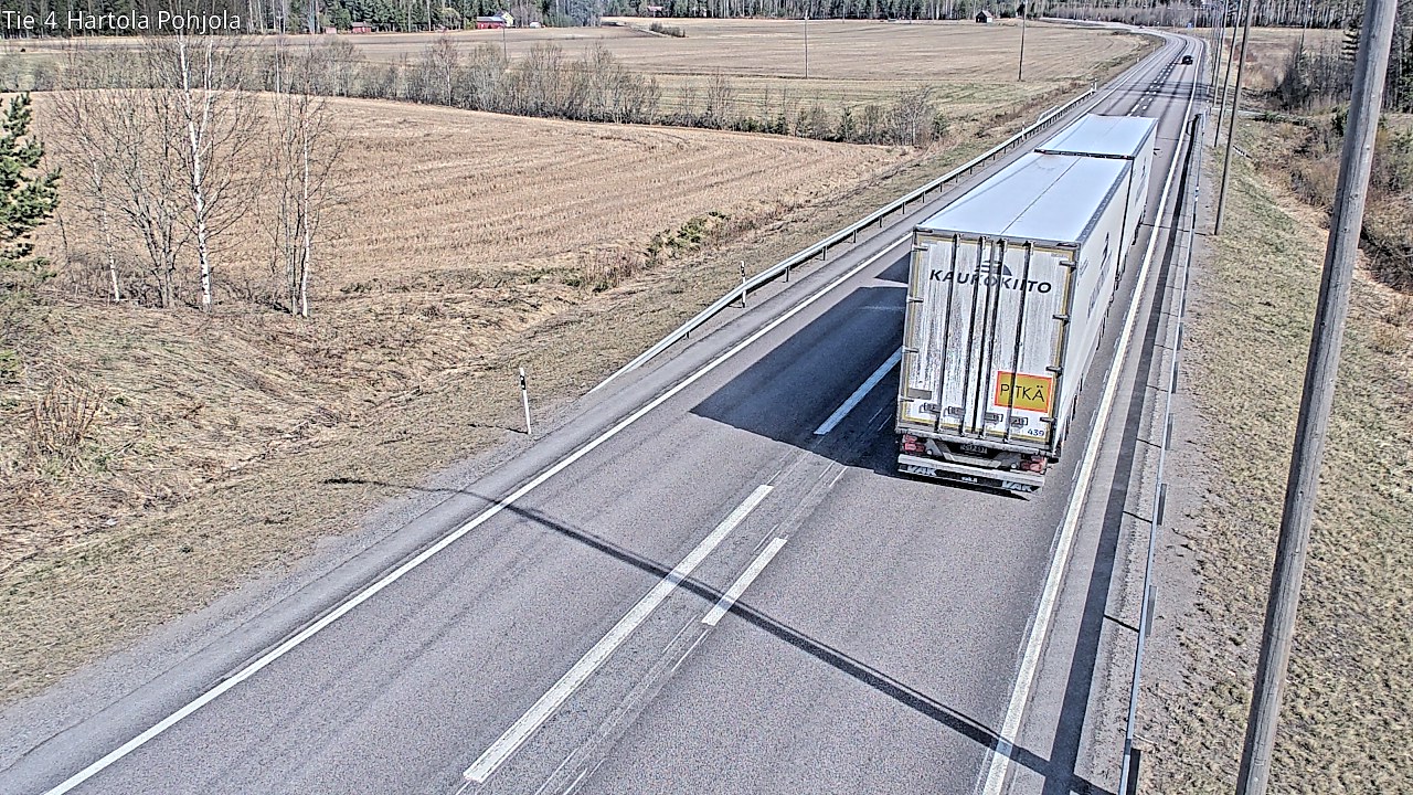 Weather Camera Image Road 4 Hartola, Pohjola, Hartola, Päijät-Häme