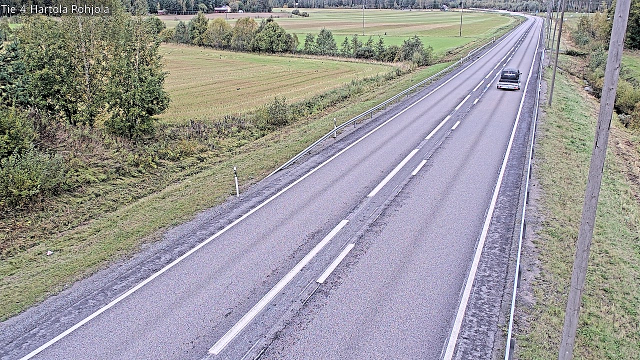 Weather Camera Image Väg 4 Hartola, Pohjola, Hartola, Päijät-Häme