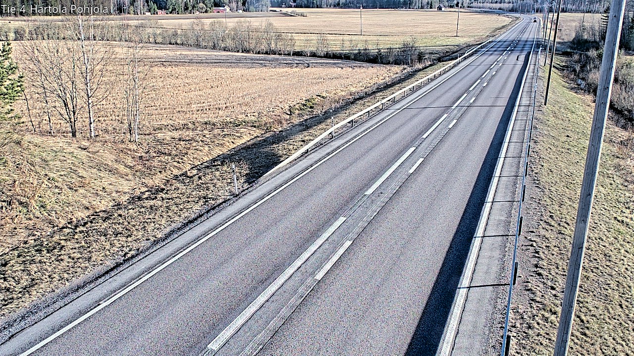 Weather Camera Image Road 4 Hartola, Pohjola, Hartola, Päijät-Häme
