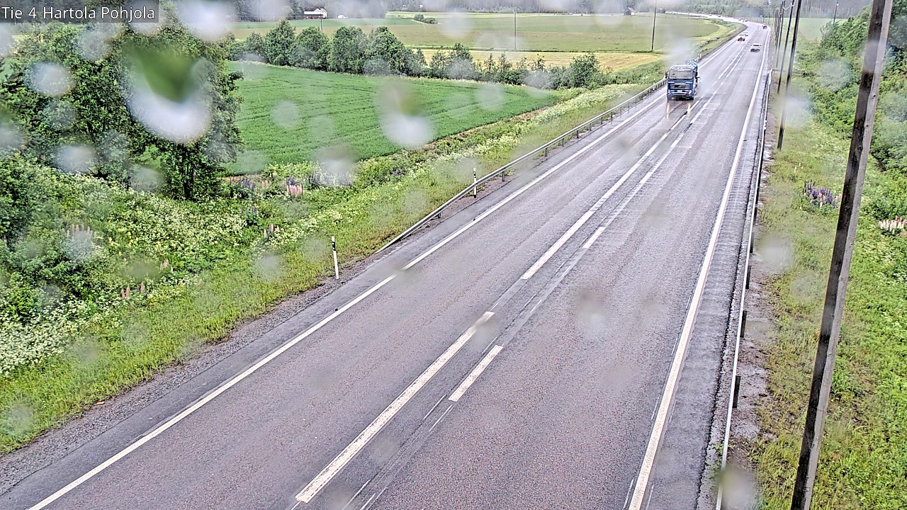 Weather Camera Image Väg 4 Hartola, Pohjola, Hartola, Päijät-Häme