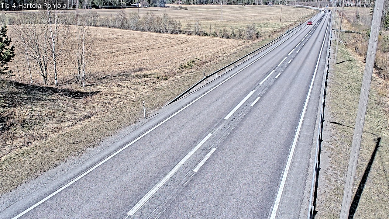 Weather Camera Image Road 4 Hartola, Pohjola, Hartola, Päijät-Häme