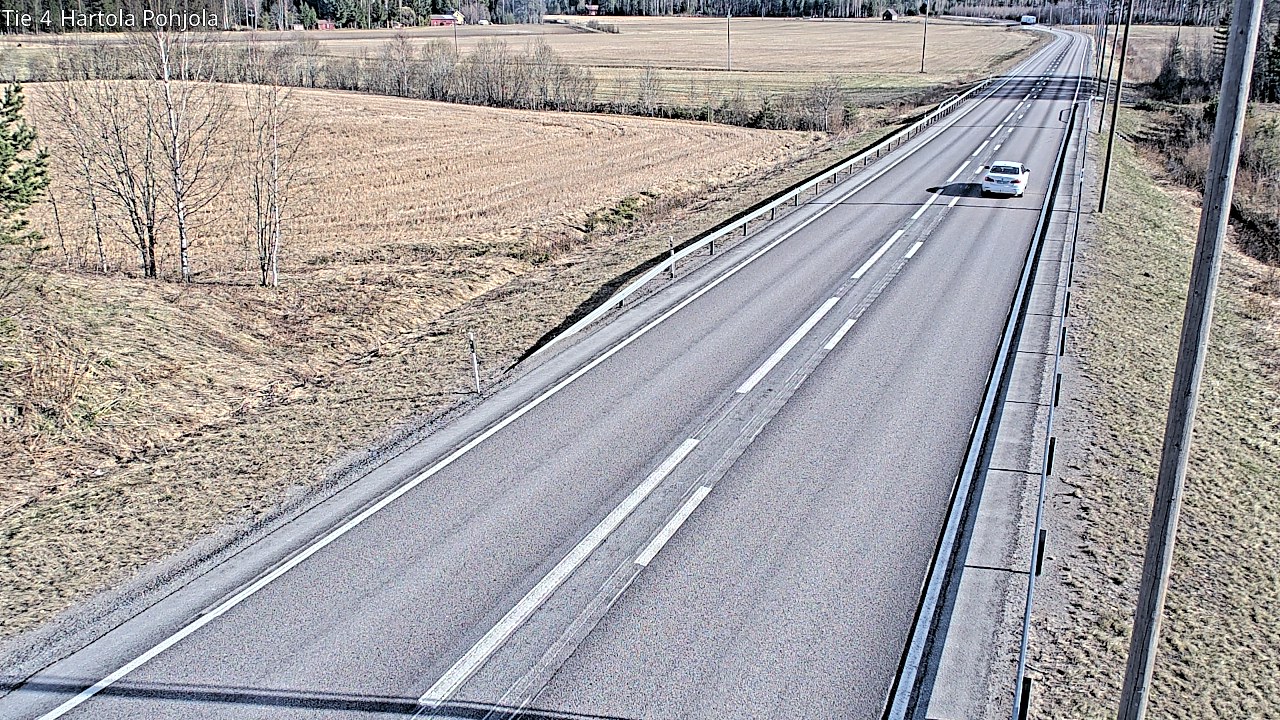 Weather Camera Image Road 4 Hartola, Pohjola, Hartola, Päijät-Häme