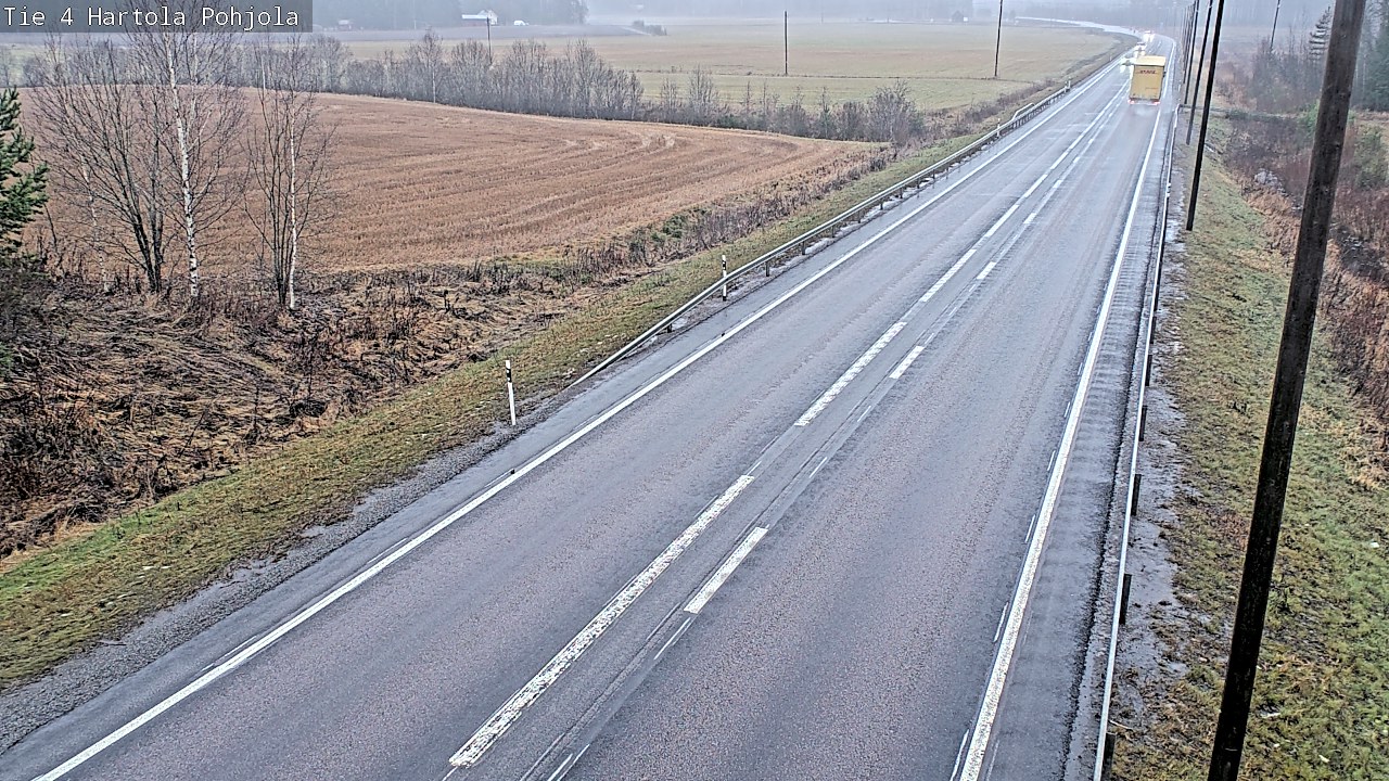 Weather Camera Image Road 4 Hartola, Pohjola, Hartola, Päijät-Häme