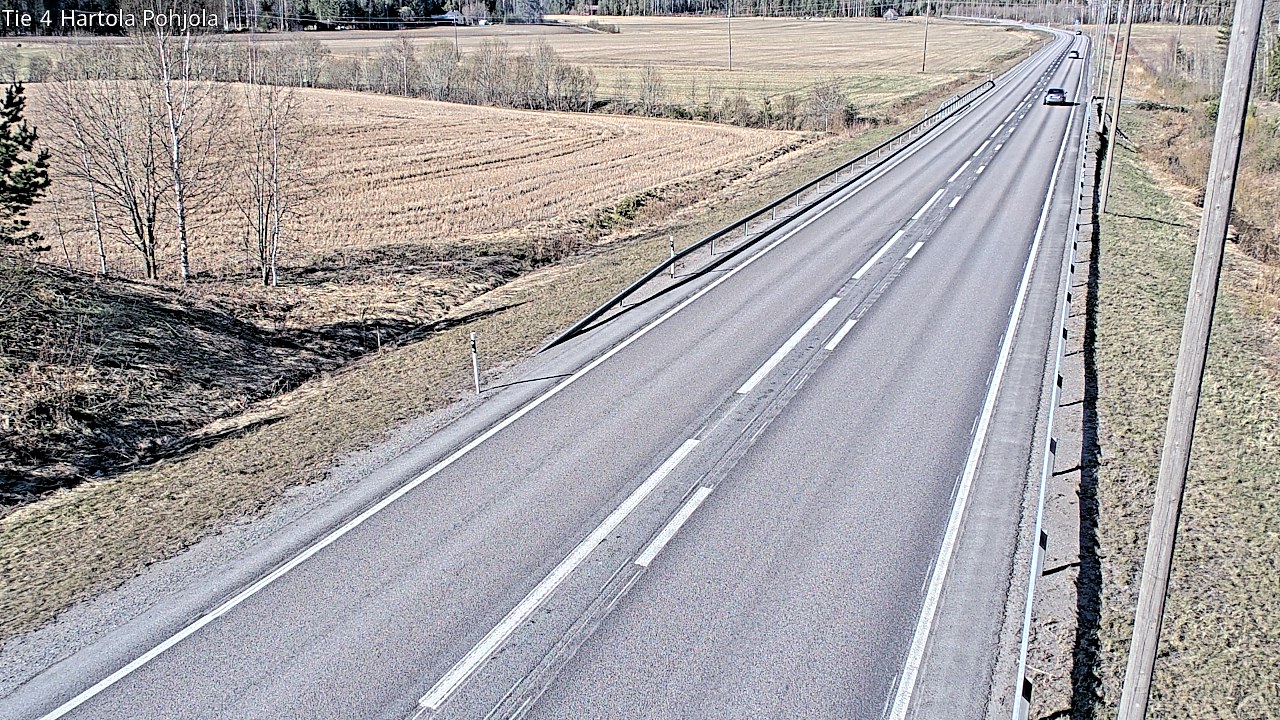 Weather Camera Image Road 4 Hartola, Pohjola, Hartola, Päijät-Häme
